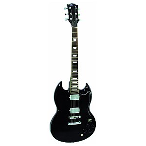 Dimavery DP-520 E-Guitar SG, czarna, gitara elektryczna 1/3