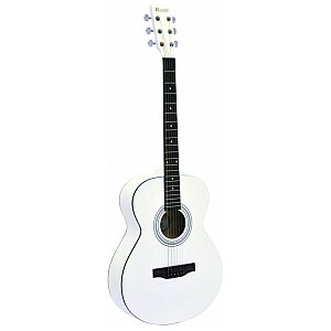 Dimavery AW-303 western-guitar, white, gitara akustyczna 1/3