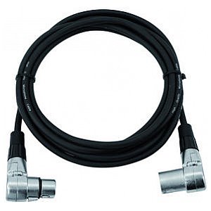Omnitronic Kabel do mikrofonu WWX-30, 3m, kątowy XLR m/f balanced 1/3