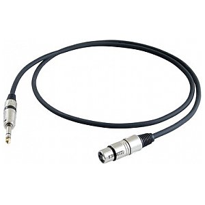 PROEL STAGE330LU10 kabel stereo jack 6,3 mm -> 3p XLR - 10m 1/1
