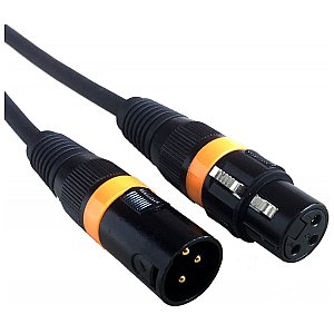 Accu Cable AC-DMX3 / 1,5 3 pkt. XLRm / 3 pkt. XLRf 1,5 m Kabel DMX 1/1