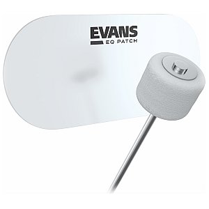 Evans EQ Double Pedal Patch Clear Plastic 1/3