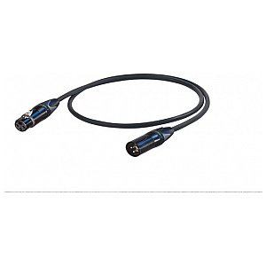PROEL STAGE ESO290LU6 Kabel mikrofonowy Neutrik XLR 3pin męski - XLR 3pin żeński, 6m 1/1