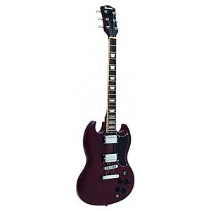 Dimavery DP-520 E-Guitar SG, wine red, gitara elektryczna 1/3