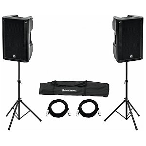 OMNITRONIC Zestaw 2x XKB-215A + Speaker Stand MOVE MK2 1/1