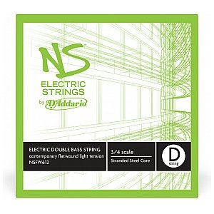 D'Addario NS Electric Contemporary Bass Struna D 3/4 Light Tension 1/2
