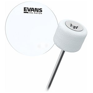 Evans EQ Single Pedal Patch Clear Plastic 1/3