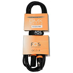 FOS FC-XLR3-3 Kabel DMX 110 Ohm 3m 1/3