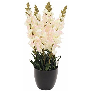 Europalms Antirrhinum, white, 65cm , Sztuczny kwiat 1/1