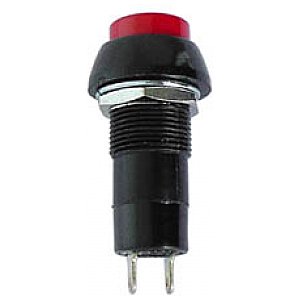 PRZYCISK R18-25B  PUSHBUTTON SWITCH OFF-(ON) RED 1A/125V 1/2