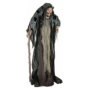 EUROPALMS Halloween Witch, Nahema, 160cm - Animowana postać stojąca z oczami LED 1/5