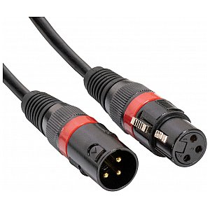 Accu Cable AC-DMX3 / 10 3 pkt. XLRm / 3 pkt. XLRf 10m Kabel DMX 1/1