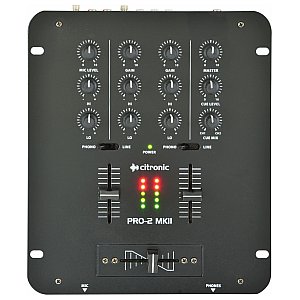 Citronic Pro-2 MKII DJ Mixer 2-Channel, mikser DJ 1/4