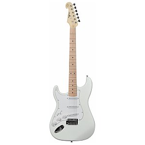 Chord CAL63M/LH Guitar Arctic White, gitara elektryczna leworęczna 1/2