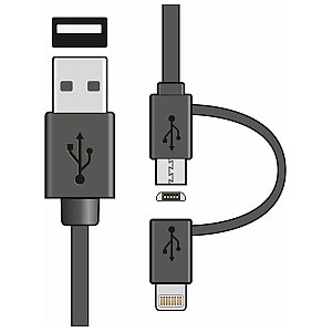 avlink Kabel 2w1 Lighting / micro USB - Android + Apple MFi Certified 1.5m 1/9