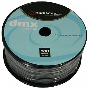 Accu Cable Kabel AC-DMX3 / 100R DMX na rolce 3 żyły przewód 1/1