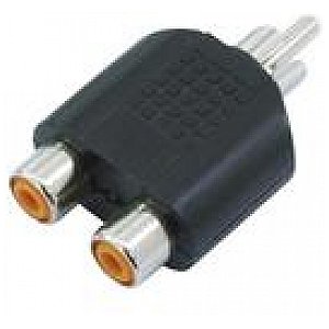 Omnitronic 2 RCA sockets/1 RCA plug /10 pcs 1/2