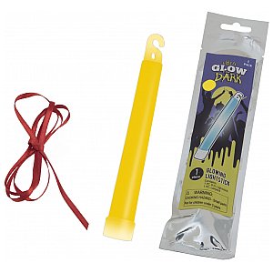 EUROPALMS Glow stick, neon stick, świetliki łamane, yellow, 15cm, 12szt 1/4
