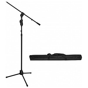 OMNITRONIC Set Microphone Tripod MS-3 bk + Bag, Statyw mikrofonowy z torbą 1/1