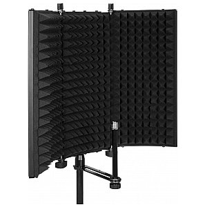 OMNITRONIC AS-03 Microphone Absorber System, foldable Panel akustyczny do mikrofonu, składany 1/5