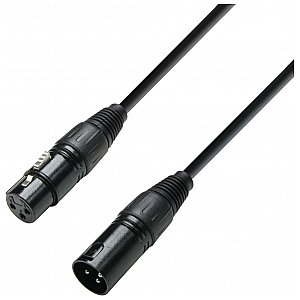 Adam Hall Cables 3 Star Series - DMX Cable XLR męski / XLR żeński 0.5 m przewód DMX 1/2