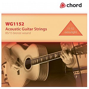Struny do gitary akustycznej 11-52 Chord WG1152 1/1