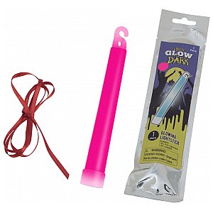 Glow stick, neon stick, świetliki łamane różowe, 15cm, 12szt EUROPALMS 1/4