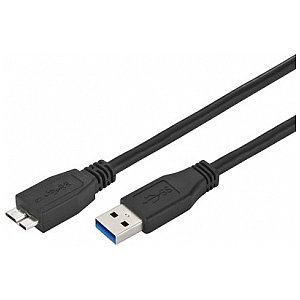 Monacor USB-301MICRO, kabel usb 3.0 1m 1/1