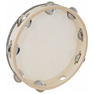 chord TAMB10H Headed Tambourine 25cm (10") 1/1
