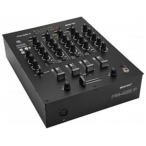 OMNITRONIC PM-422P 4-kanałowy mikser DJ z odtwarzaczem Bluetooth i MP3 1/5
