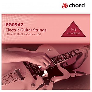Struny do gitary elektrycznej 9-42 Chord EG0942 1/1