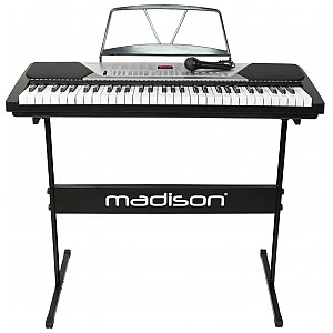 Keyboard 61-klawiszy Madison MEK61128 w zestawie ze statywem 1/9