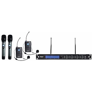 Karma SET 8042PL Bezprzewodowy system konferencyjny UHF z 4 mikrofonami - 2x lav i 2x do ręki 1/3