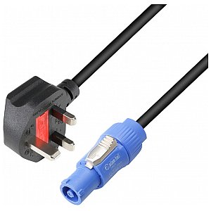 Adam Hall 8101 PCON 0150 X GB - Kabel zasilający 1,5m, 3 x 1,5 mm² 1/1