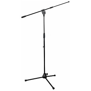 Showgear Statyw mikrofonowy - Pro 850-1430 mm, podstawa metalowa 1/2