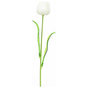 EUROPALMS Kryształowy tulipan, sztuczny kwiat, biały 61 cm 12x 1/5