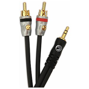 D'Addario Podwójny kabel RCA na stereofoniczny mini kabel 5 ft / 1,5m 1/1