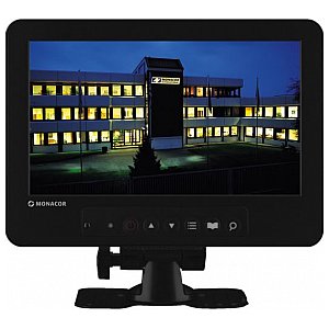 MONACOR TFT-800LED Monitor kolorowy LCD do CCTV z podświetleniem diodowym 1/3