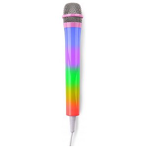 FENTON Mikrofon karaoke z oświetleniem RGB KMD55P różowy 1/5