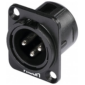 HICON Złącze montażowe natablicowe XLR 3pin HI-X3DM-M 1/1
