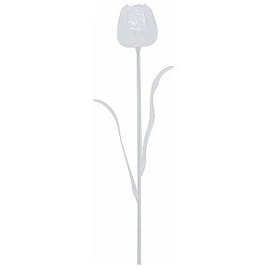 EUROPALMS Kryształowy tulipan, przezroczysty, sztuczny kwiat, 61 cm 12x 1/3
