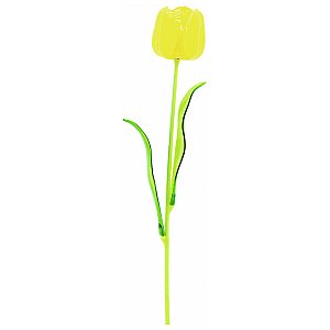 EUROPALMS Kryształowy tulipan, żółty, sztuczny kwiat, 61 cm 12x 1/4