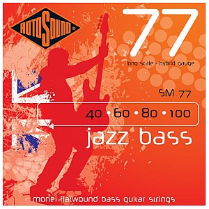 Rotosound Struny gitarowe Jazz Bass 77 SM77 1/1