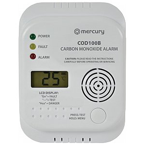 mercury COD100B Elektromechaniczny alarm tlenku węgla, na baterie 1/8