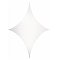 Wentex Biały rozciągliwy żagiel, kształt diamentu Stretch 500cm x 250cm