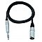 Omnitronic Cable XK-09 XLR-male/ 6,3 plug stere 0,9m