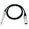 Omnitronic Cable XK-09 XLR-male/ 6,3 plug mono 0,9m