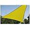 Perel TRÓJKĄTNY ŻAGIEL PRZECIWSŁONECZNY - 3,6 x 3,6 x 3,6m, kolor: Limonkowy