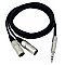 Omnitronic Cable XXK-15 2XLR-male/ 6,3 plug str 1,5m