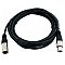 Omnitronic Cable FP-50 XLR 5pol m/f black 5,0m
